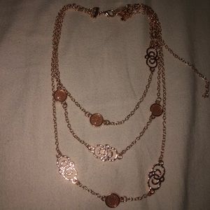 Three Piece Connected Necklace